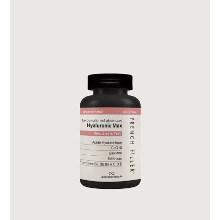 complement alimentaire nutricosmetique superaliment gelule pour la peau French Filler acide Hyaluronique et coq10 antioxydant
