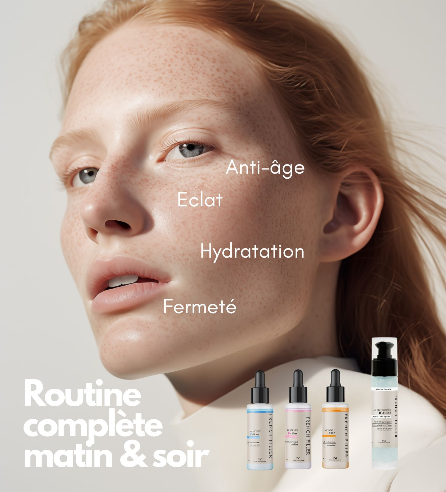 routine skincare hydratation acide hyaluronique base aqueuse